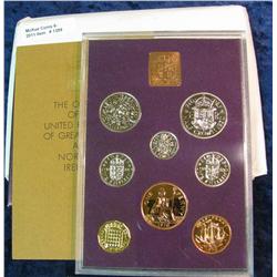 1389. 1970 Coinage of Great Britain and Northern Ireland Proof Set.