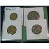 1392. Four-Piece Type Set of South Africa Coins in case.