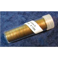 1394. 1979 Denver Mint Roll Brilliant Unc Lincoln Cents