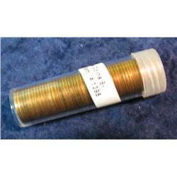 1395. 1979 Denver Mint Roll Brilliant Unc Lincoln Cents