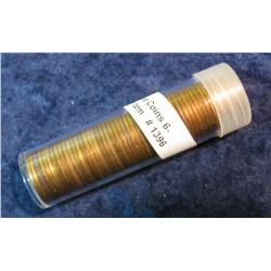 1396. 1979 Denver Mint Roll Brilliant Unc Lincoln Cents