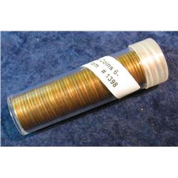 1398. 1979 Denver Mint Roll Brilliant Unc Lincoln Cents