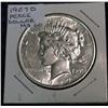 Image 1 : 1488. 1927D Peace Dollar. Unc-60