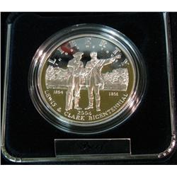 1491. 2004P Lewis & Clark Commemorative Dollar. Proof.