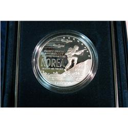 1492. 1991P Korean Memorial Silver Dollar. Proof.