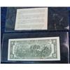 Image 2 : 1519. 1995 $2.00 Note & 17 1/2 Cent Netherlands Coupon.