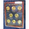 1554. 2007P & D Presidential Dollar Set. In Display Case.