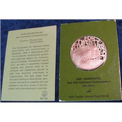 1558. Care 1971  25th Year Bronze Medal.
