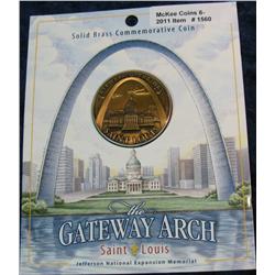 1560. Gateway of the West St. Louis Bronze Medal.