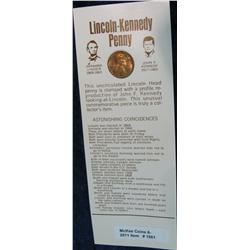 1561. Lincoln Kennedy Penny. Astonishing Facts.