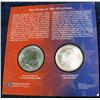 Image 2 : 1568. 2005 AE Silver Dollar & 2002 GB 2-Pounds. BU