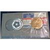 Image 2 : 1570. 1972 Bicentennial First Day Cover & Medal.
