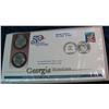Image 2 : 1575. 1999 Georgia Quarters First Day Cover.
