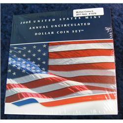 1578. 2008 Unc. Dollar Coin Set.  AE. Sacagawea & Presidents