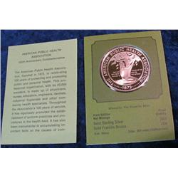 1579. 1872-1972 American Public Health Assoc. Medal.