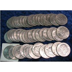 1586. (47) Mixed Date Eisenhower Dollars. EF-AU.