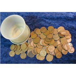 1587. (3) Indian Cents & (116) Wheat Cents.