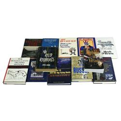 SIGNED MILITARY BOOKS NAMED TO USN CAPT SNYDER