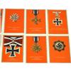Image 3 : WAR MEDALS OF THE GERMAN REICH POSTCARD LOT OF 11