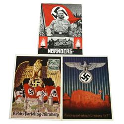 RARE THIRD REICH PROPAGANDA POSTCARDS NURNBERG