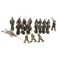 WWII ERA GERMAN MADE TOY SOLDIERS