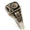 Image 2 : WWII GERMAN PANZER RING 835 SILVER