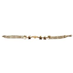 14KT GOLD WWII ARMY AIR FORCE SWEETHEART BRACELET