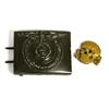 Image 4 : 3 WWII GERMAN BUCKLES AND TOTENKOPF SKULL