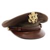 Image 1 : WWII AAF WEARABLE 7 5/8 LG SIZE CRUSHER HAT MINT