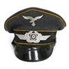 Image 2 : WWII GERMAN LUFTWAFFE OFFICERS PEAKED VISOR CAP