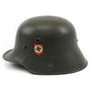 Image 1 : WWII TRANSITIONAL M16 STEEL HELMET SS DOUBLE DECAL