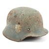 Image 1 : WWII GERMAN ARMY M-35 DOUBLE DECAL HELMET RELIC