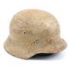 Image 1 : WWII GERMAN HEER M-40 SNOW CAMO HELMET