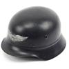 Image 3 : WWII GERMAN LUFTSCHUTZ BEADED M-40 HELMET