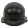 Image 3 : WWII GERMAN M-42 SINGLE DECAL SS HELMET WITH NAME