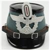 Image 2 : WWII GERMAN POLICE SHAKO HELMET W/ INSIGNIA