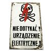 Image 1 : WW2 GERMAN CAMP ELECTRIC FENCE WARNING ENAMEL SIGN