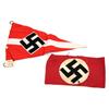 Image 1 : WWII GERMAN NSDAP ARMBAND & HITLER YOUTH PENNANT