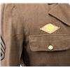 Image 2 : WWII IKE JACKET W /WWII MEDICAL DEPT SGT STRIPES