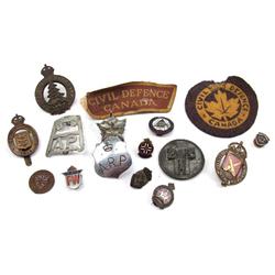 WWI WWII CANADA HOME FRONT SERVICE PIN LOT