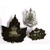 Image 2 : ORIGINAL CANADA POLICE CAP BADGE LOT CIRCA WW1