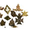 Image 2 : WW1 CANADA COLLAR & CAP BADGE LOT OF 15