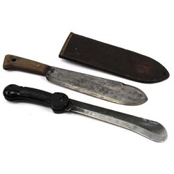 WWII ERA USMC BOLO & BAIL OUT SURVIVAL MACHETE