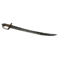 RARE SARDINIAN NAVAL CUTLASS CIRCA 1760