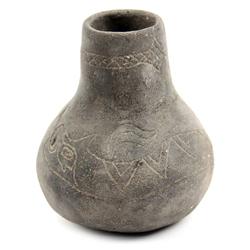 MISSISSIPPIAN RATTLESNAKE QUAPAW POTTERY VESSEL
