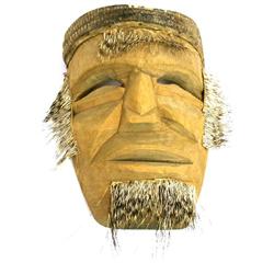 PACIFIC NORTHWESTERN NATIVE AMERICAN QUILL MASK