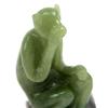 Image 2 : CHINESE CARVED JADE MONKEY ON MARBLE BASE