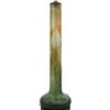 Image 2 : IMPRESSIVE EMILE GALLE PINE CONE CAMEO GLASS LAMP