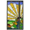 Image 1 : DOUBLE PANE MODERN ART GLASS WINDOW