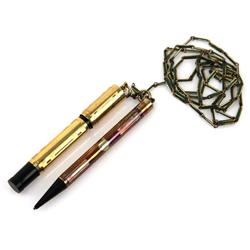 AIKIN LAMBERT 14K PEN & WATERMAN PENCIL CHATELAINE